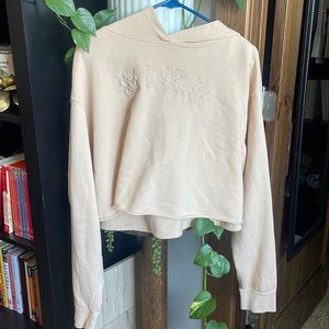 Nike peach crop hoodie